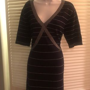 Strappy sweater dress